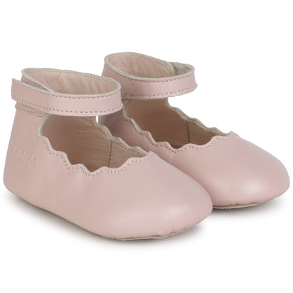 Leather Ballerina Shoes