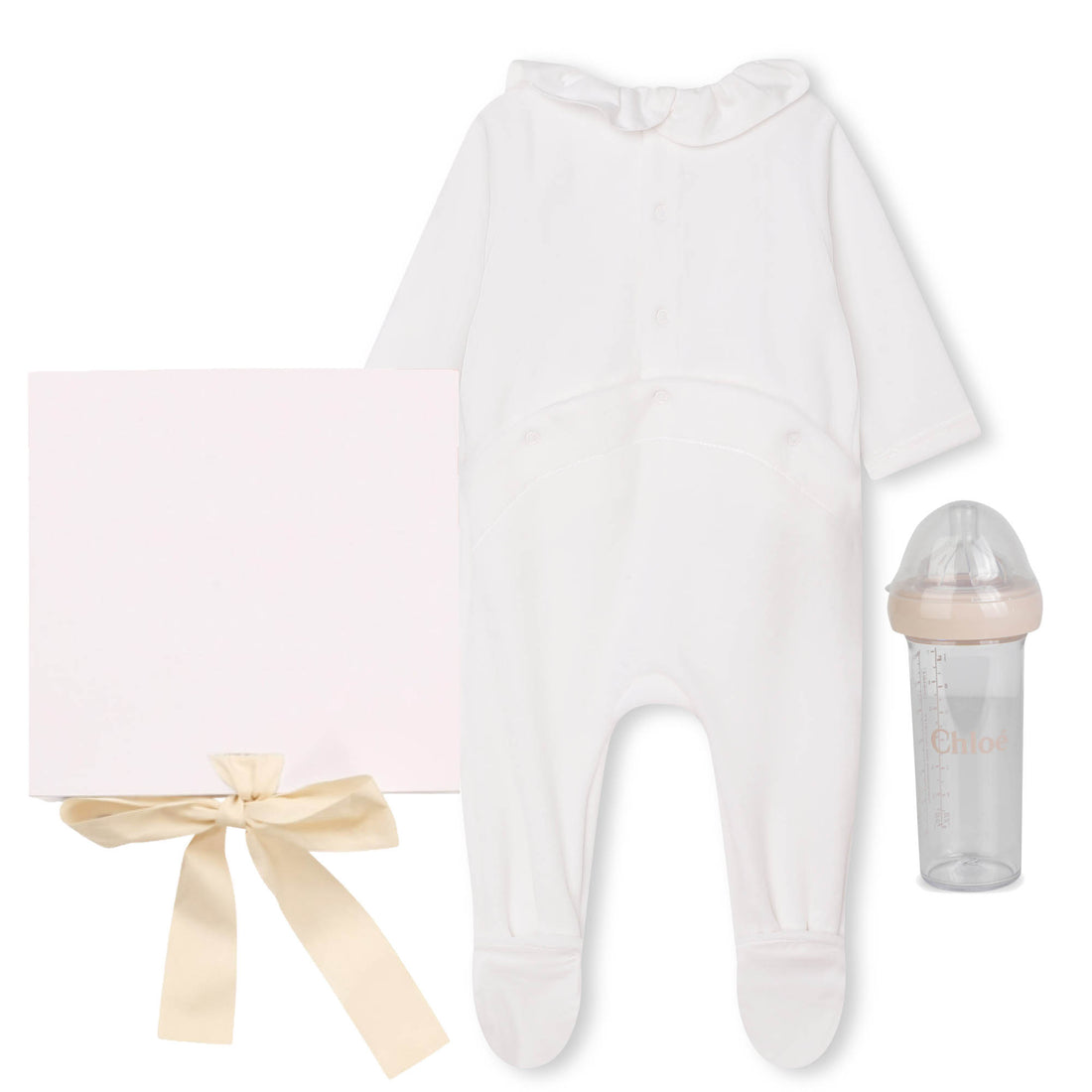 Organic Cotton Pajama Set with Bottle