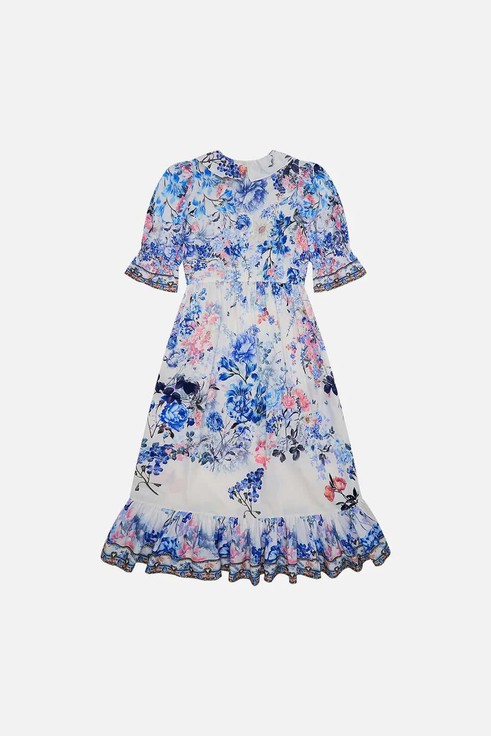 Tuscan Moondance Kids Ruffle Wrap Maxi Dress
