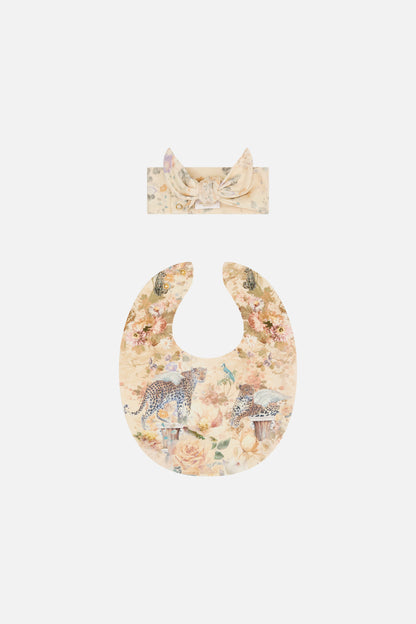 Antiquity Babies Oversized Bib and Headband Set