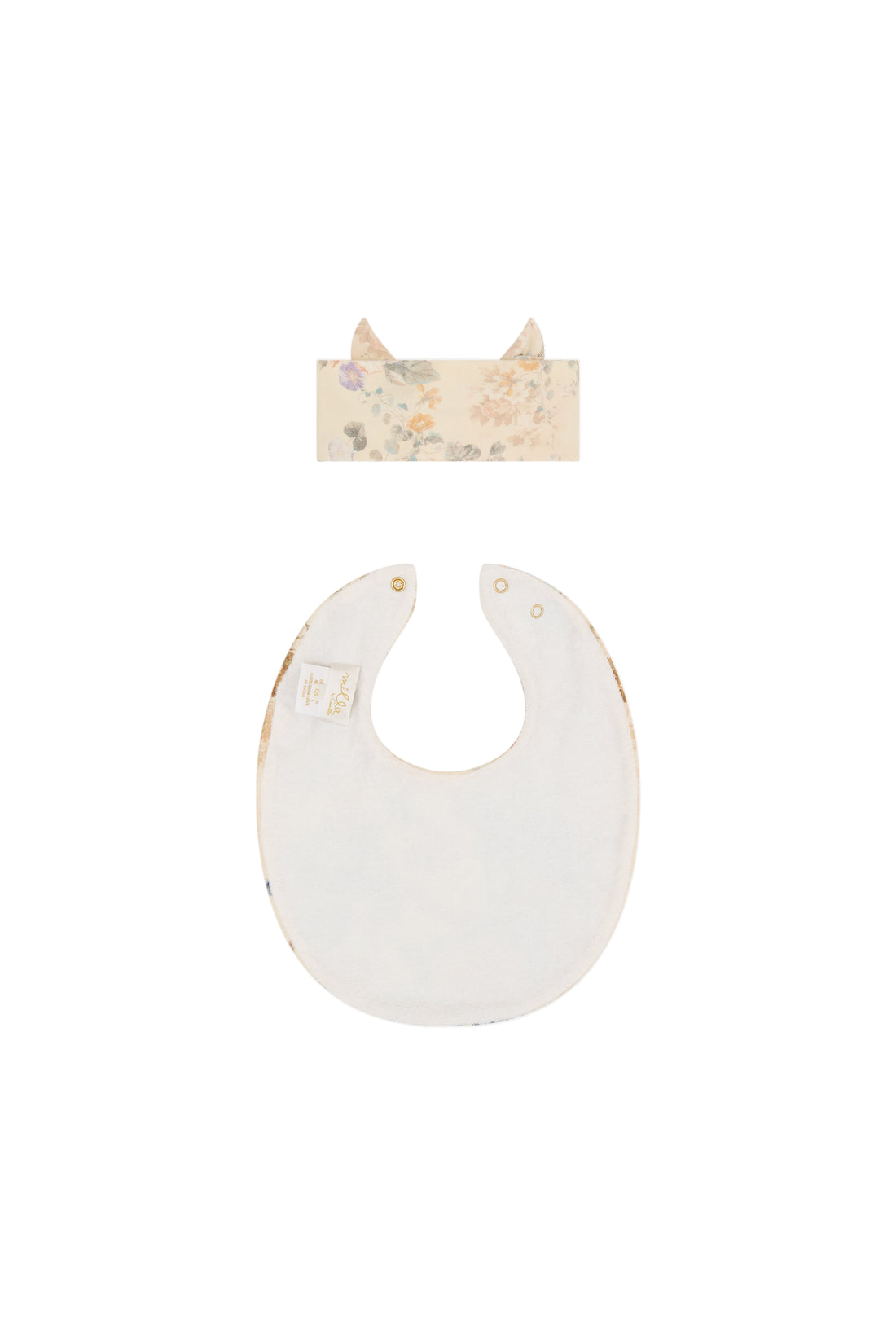 Antiquity Babies Oversized Bib and Headband Set