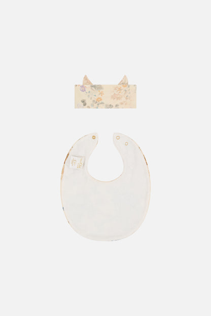 Antiquity Babies Oversized Bib and Headband Set