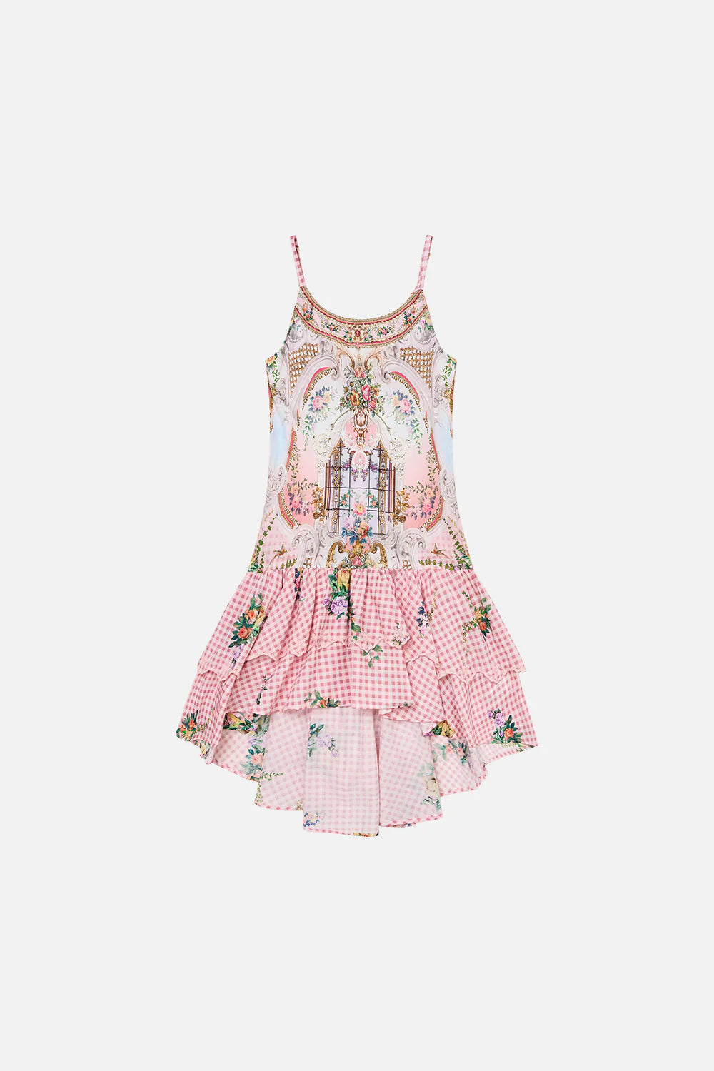 Lisbon Lullaby Kids Tiered High-Low Dress (12-14 Years)