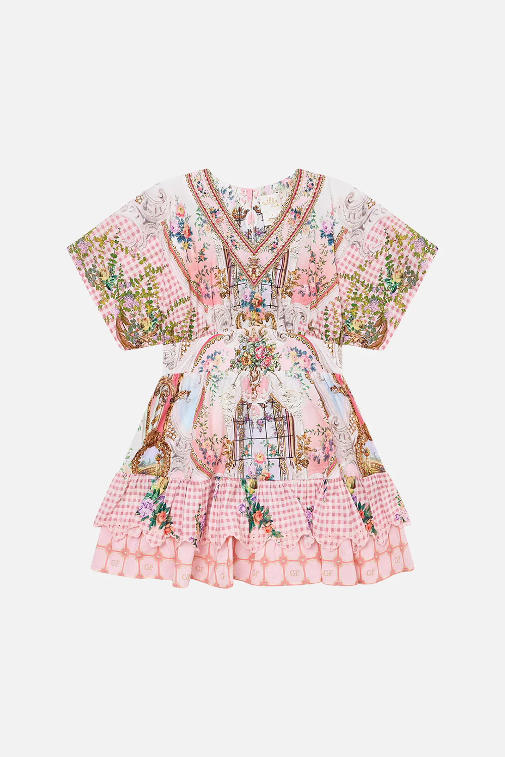 Lisbon Lullaby Kids Mini Dress with Frill Hem (4-10 Years)