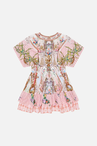 Lisbon Lullaby Kids Mini Dress with Frill Hem (4-10 Years)