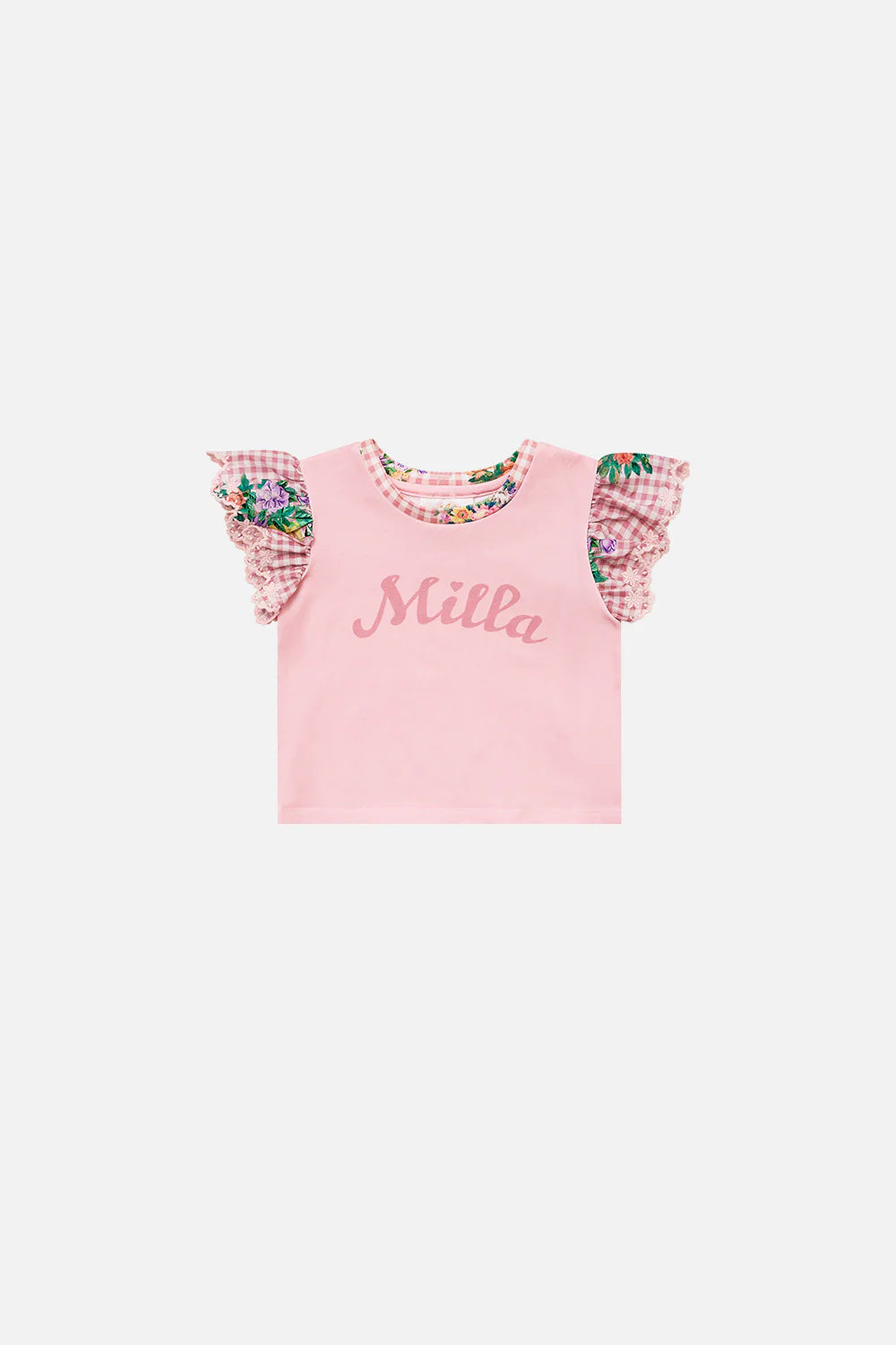 Lisbon Lullaby Baby Tee with Anglaise Sleeve