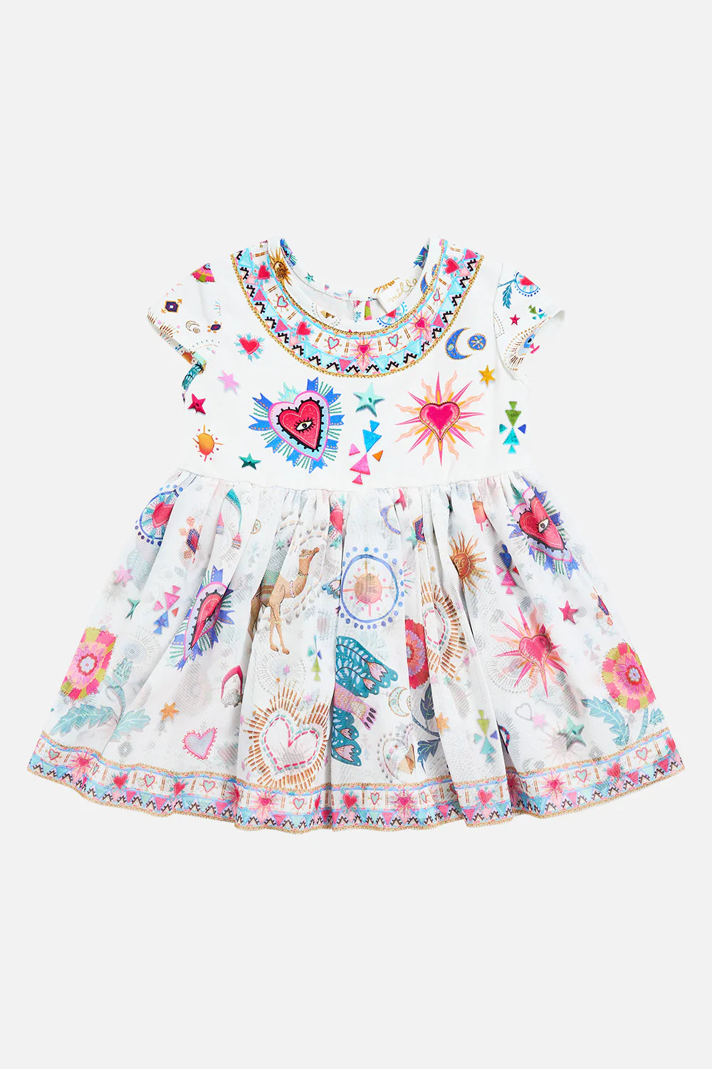 Rainbow Roads Babies Jersey Tulle Dress