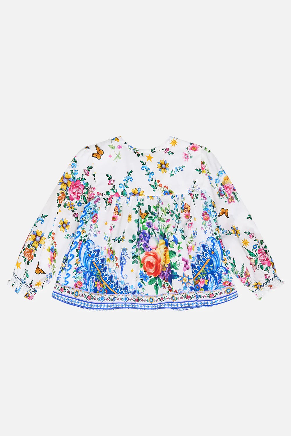 Tiles Darls Babies Jacket With Shirring