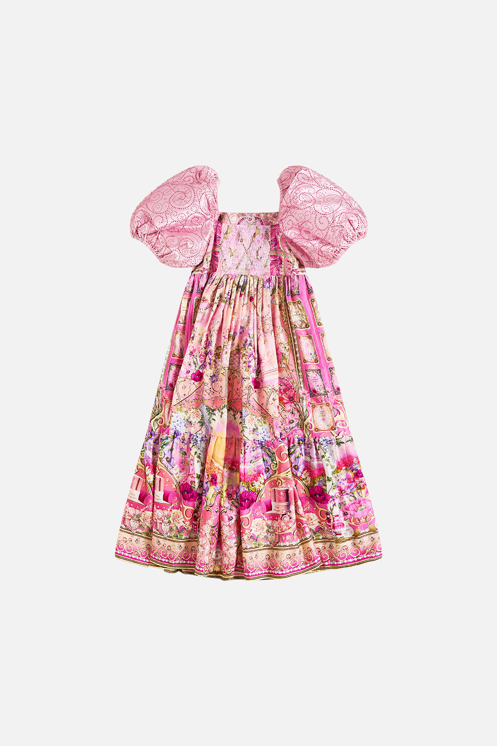 Wicked Totally Ozmopolitan Kids Midi Dress With Puff Sleeve