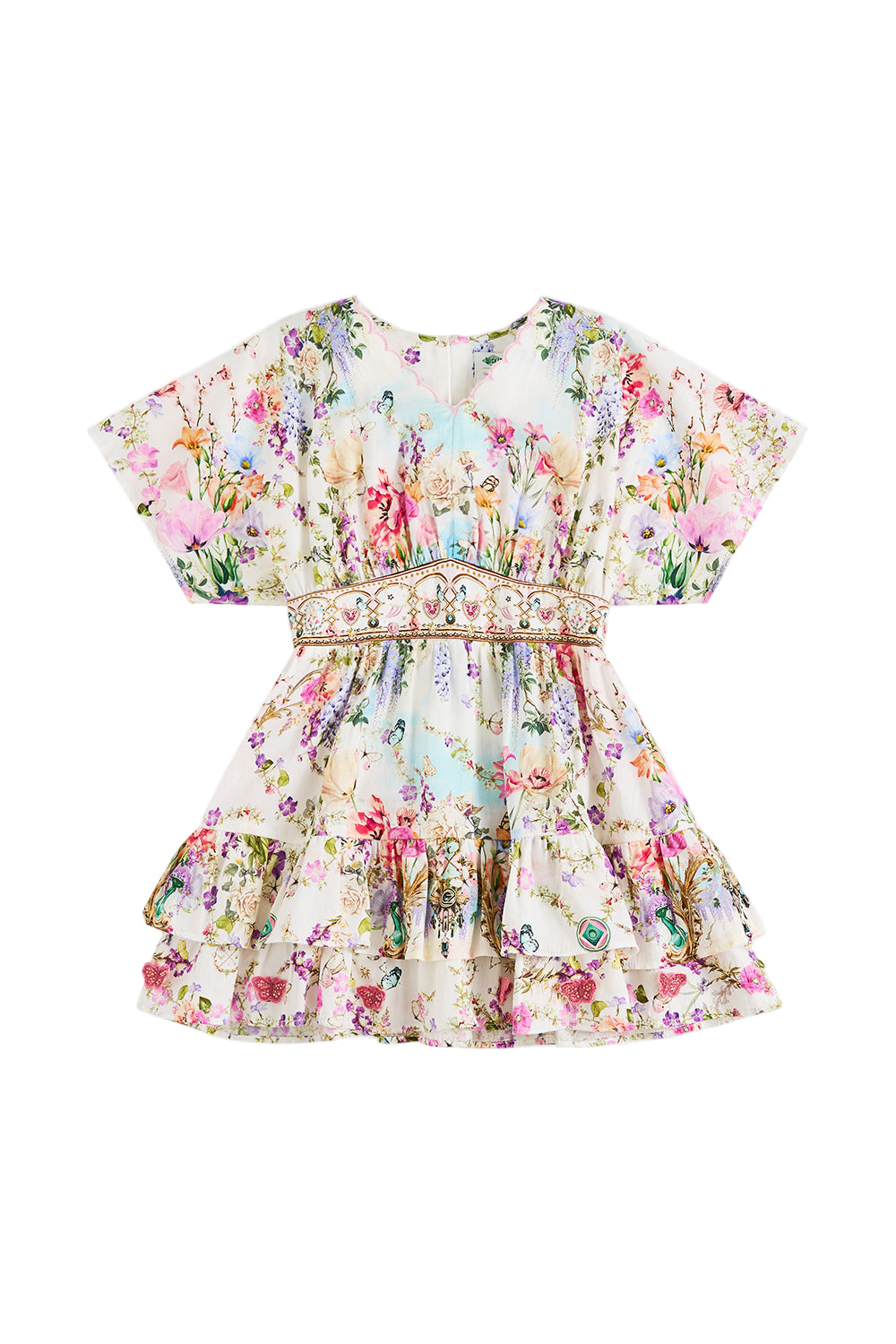 Wicked Munchkinland Kids Mini Dress With Frill Hem