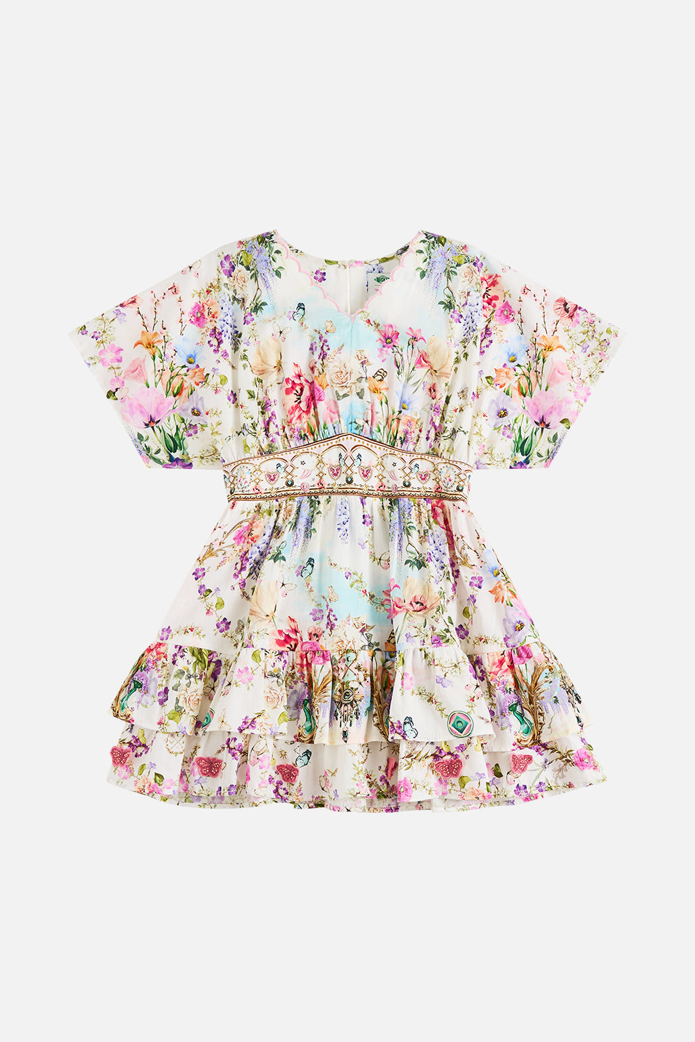 Wicked Munchkinland Kids Mini Dress With Frill Hem