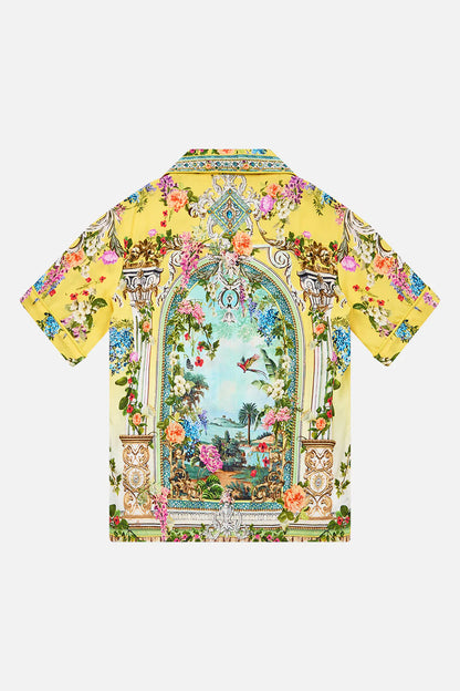 Tales Of Topkapi Palace Boys short Sleeve Camp Collared Shirt