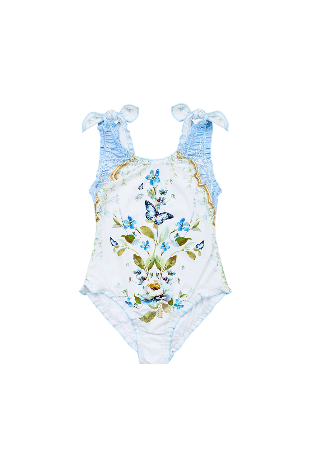 Botanical Ballads Kids Locked One Piece With Tie Shoulder