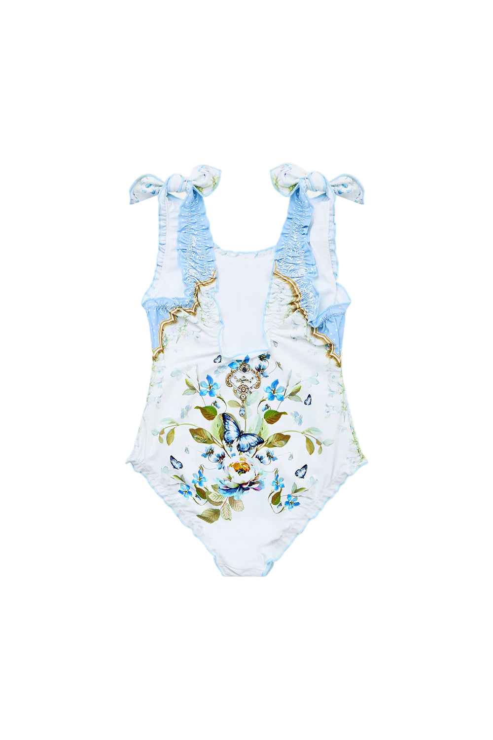 Botanical Ballads Kids Locked One Piece With Tie Shoulder
