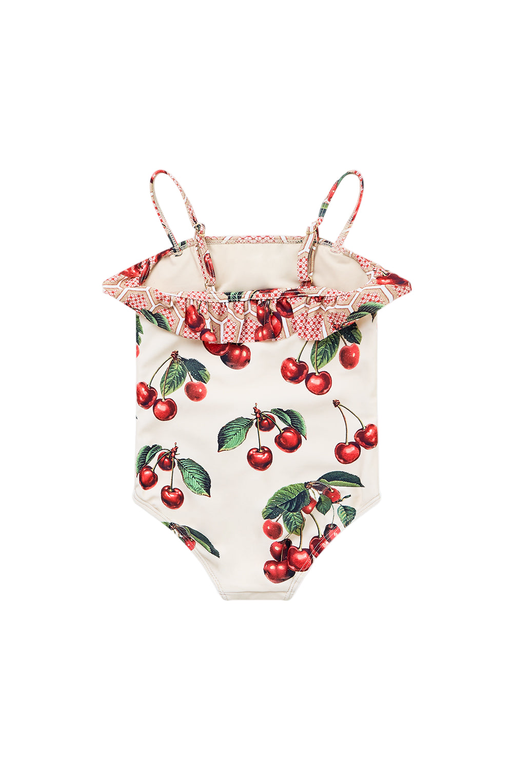 Notes From The Road Babies Straight Neck One Piece With Frill