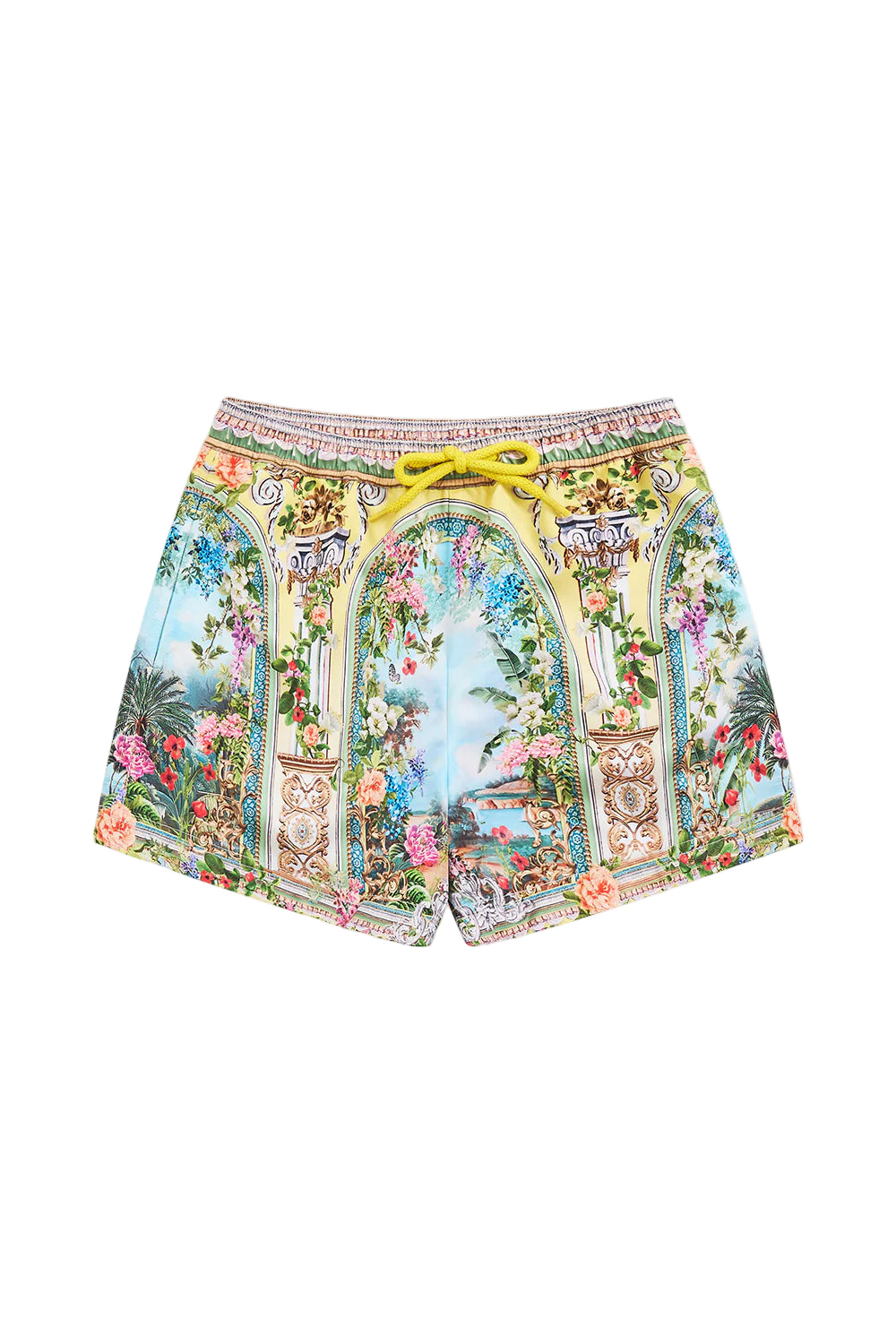 Tales Of Topkapi Palace Boys Mid Length Boardshort With Elastic Waist