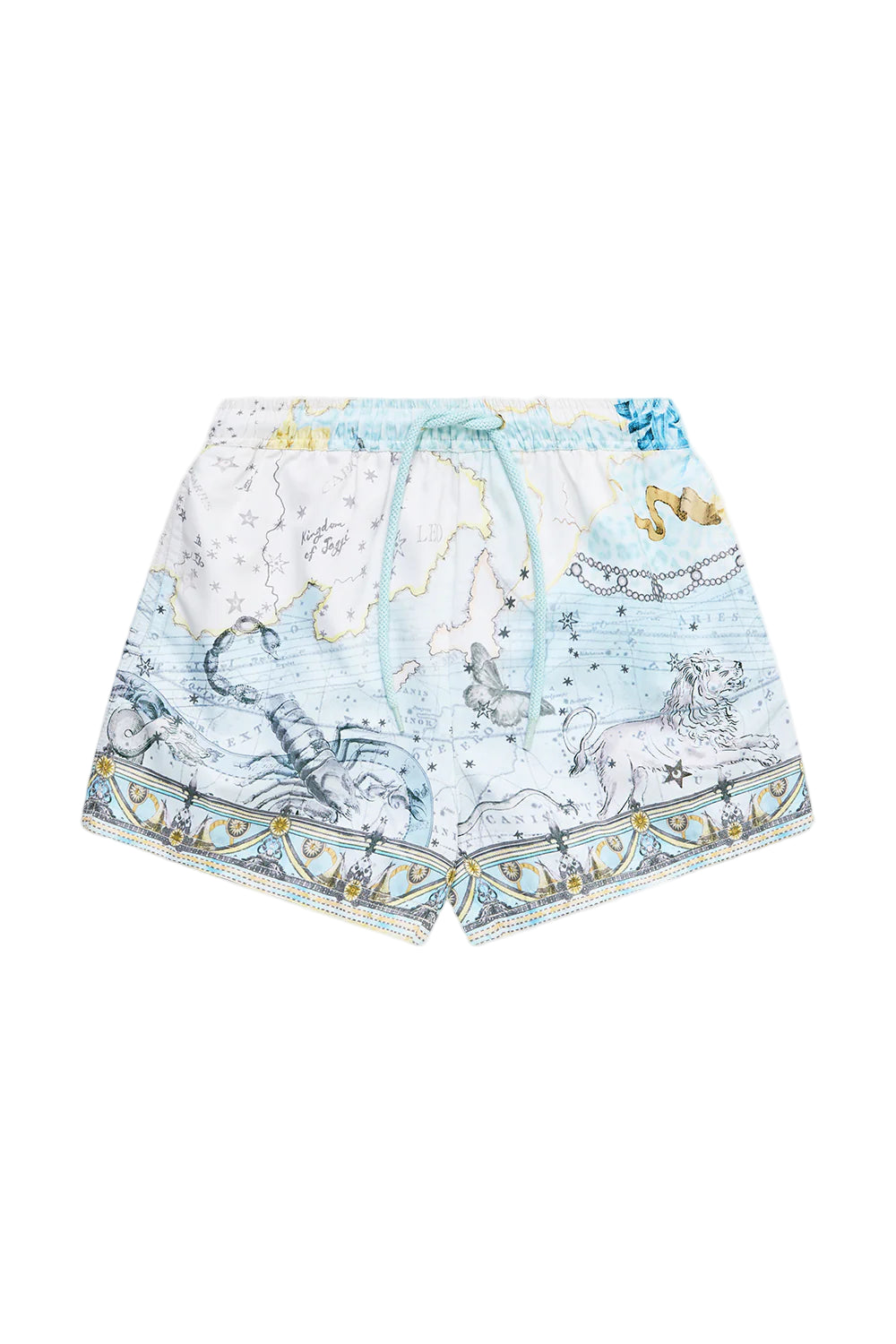 My Lucky Stars Boys Mid Length Boardshort W Elastic Waist