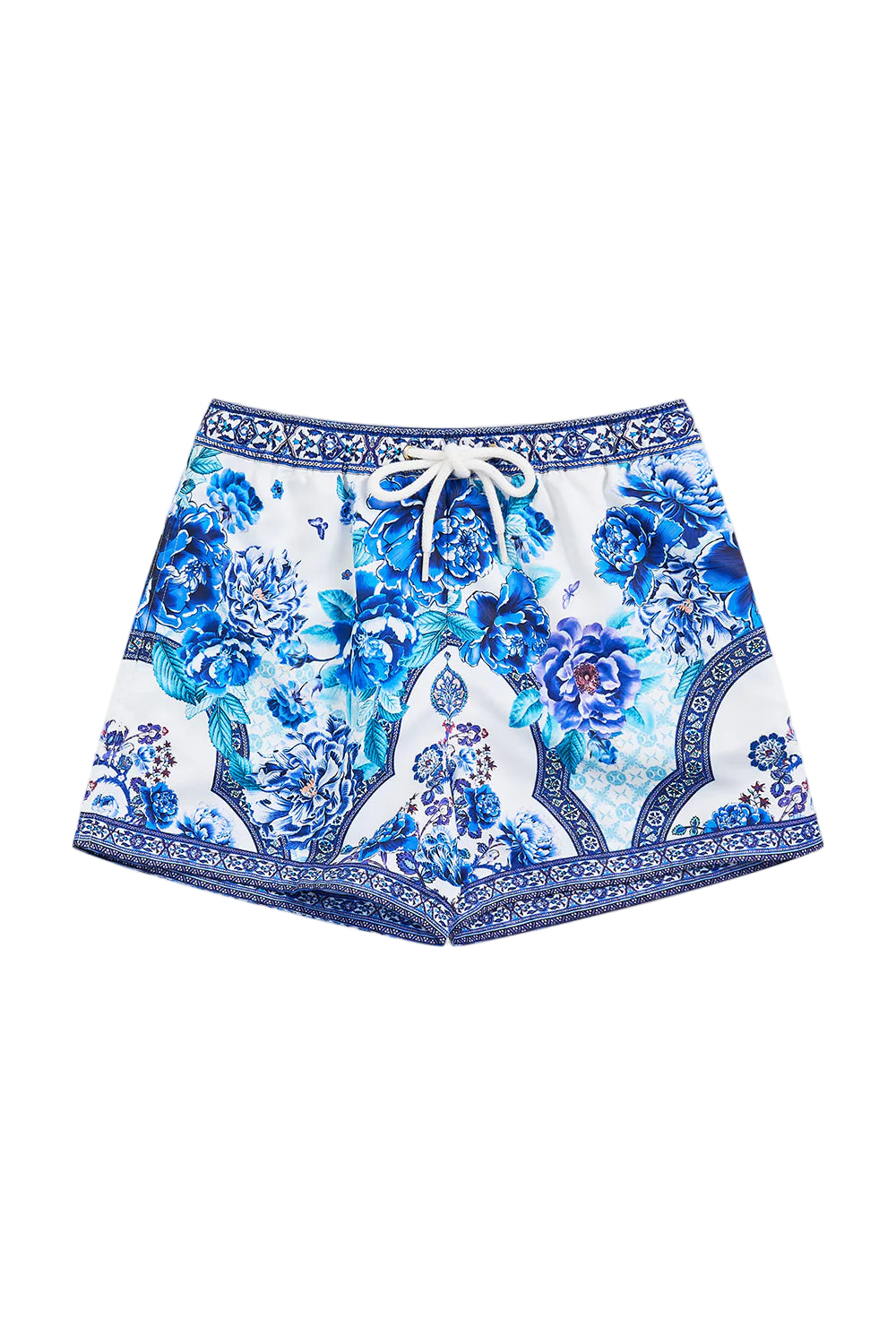 Boys Mid Length Boardshort With Elastic Waist