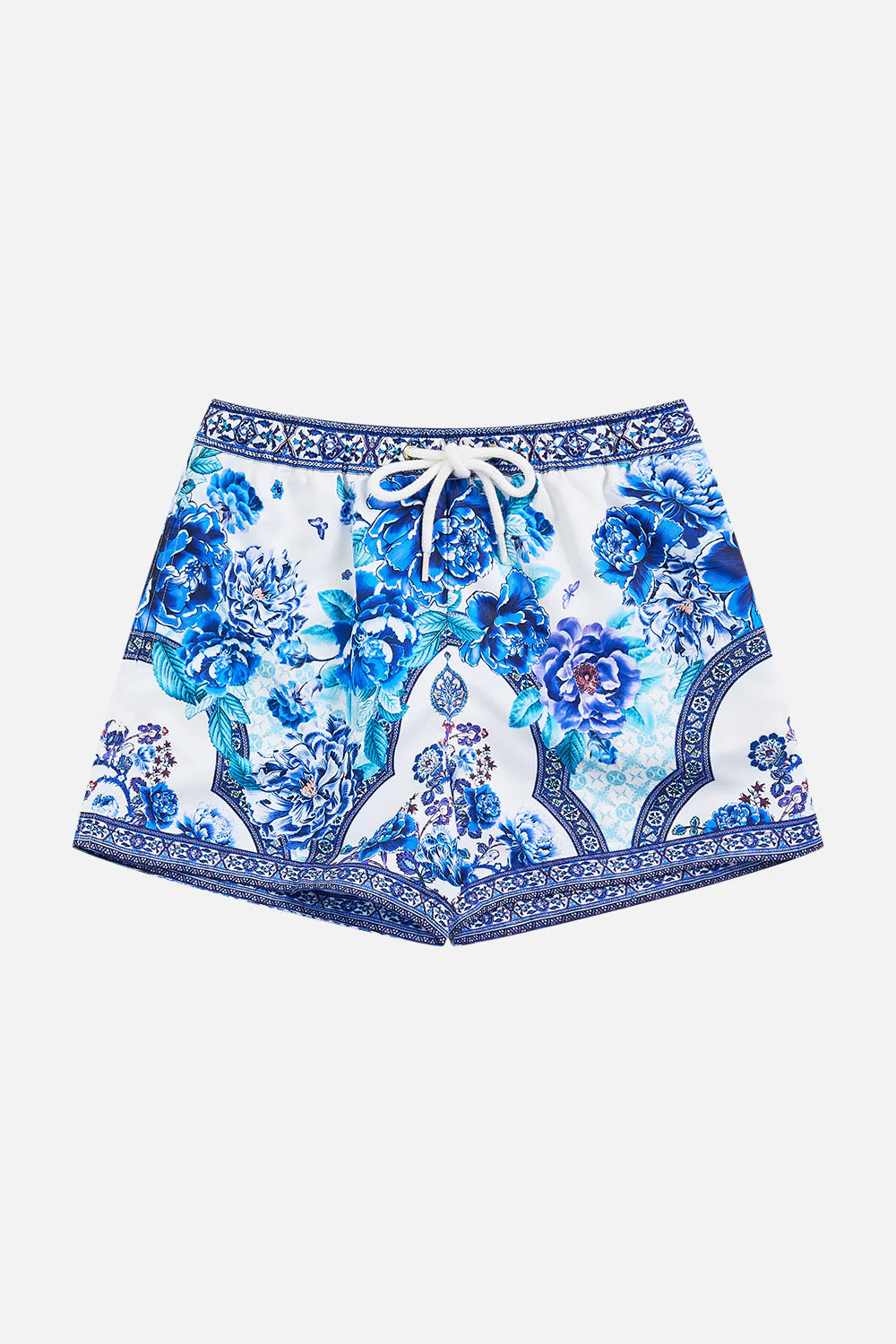 Boys Mid Length Boardshort With Elastic Waist
