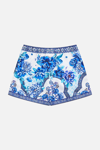 Boys Mid Length Boardshort With Elastic Waist