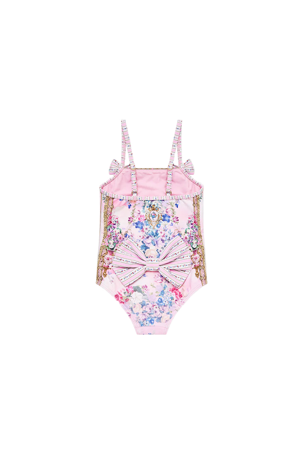 Palatiel Pastels Babies Straight Neck One Piece With Bows