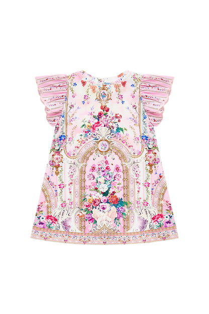 Palatiel Pastels Babies Anglaise Sleeve Tee Dress W Flare Hem