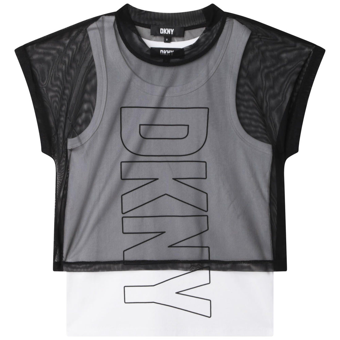 DKNY T-Shirt+Fancy Blouse Style: D35S83