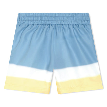 Quick Dry Swim Shorts with Stripes