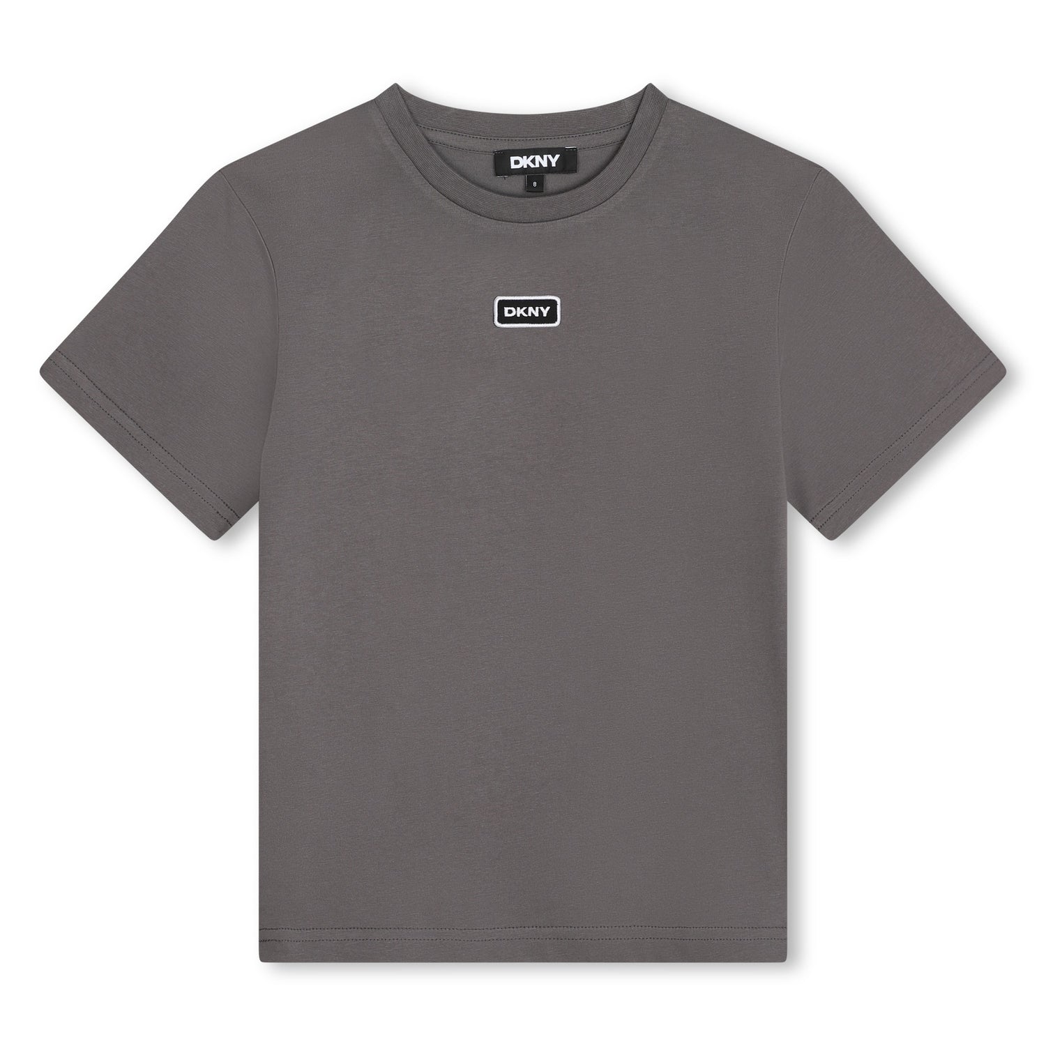 Charcoal Grey Short Sleeve Tee with Illustration