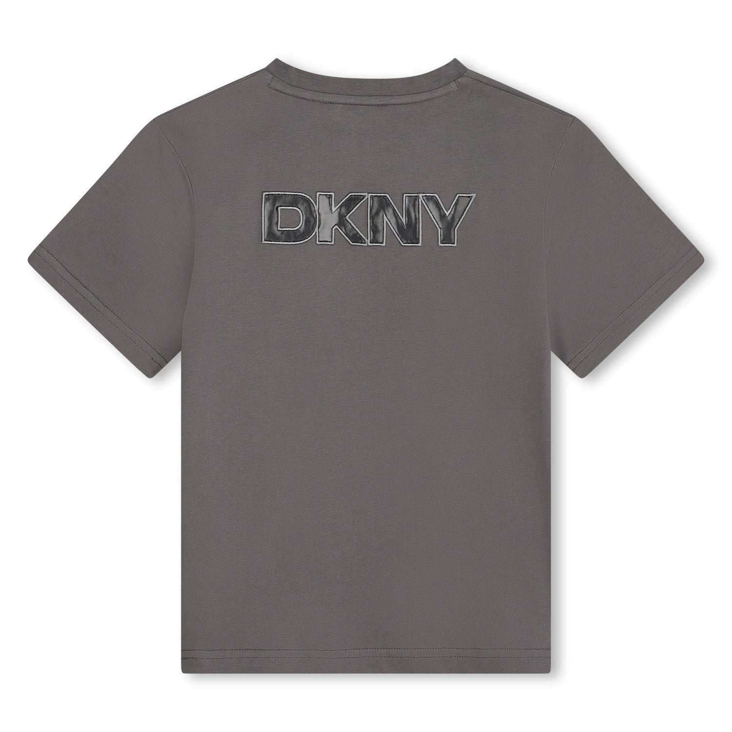 Charcoal Grey Short Sleeve Tee with Illustration