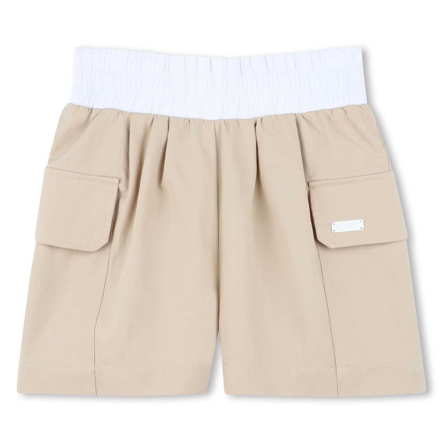 Cargo Shorts with Elastic Waistband