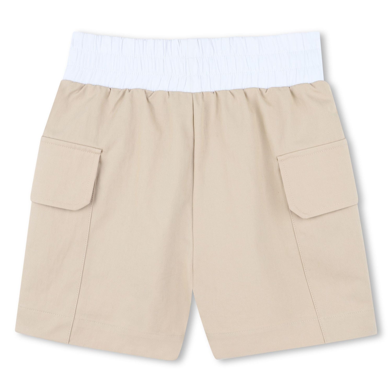 Cargo Shorts with Elastic Waistband