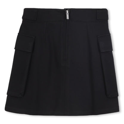 Milano Skirt with Snap Band Waist and Printed Front Illustration