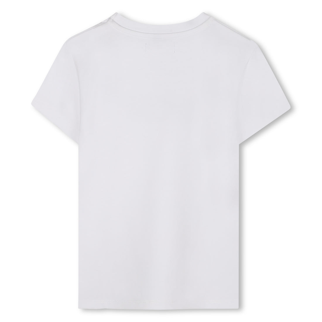 Studded Logo Stretch Cotton T-Shirt for Girls