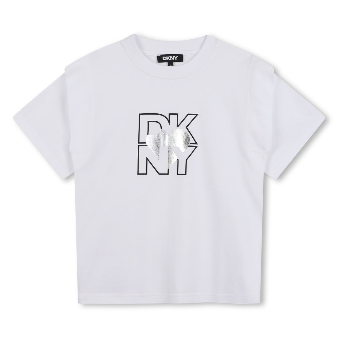 Organic Cotton Short Sleeve T-Shirt with Heart of NY Logo and 2-in-1 Sleeves