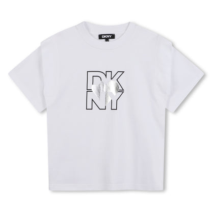 Organic Cotton Short Sleeve T-Shirt with Heart of NY Logo and 2-in-1 Sleeves
