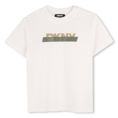 Organic Cotton Short Sleeve T-Shirt with Raised Printed Illustration