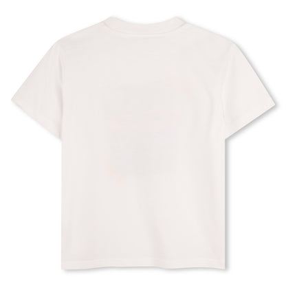 Organic Cotton Short Sleeve T-Shirt with Printed Front Illustration