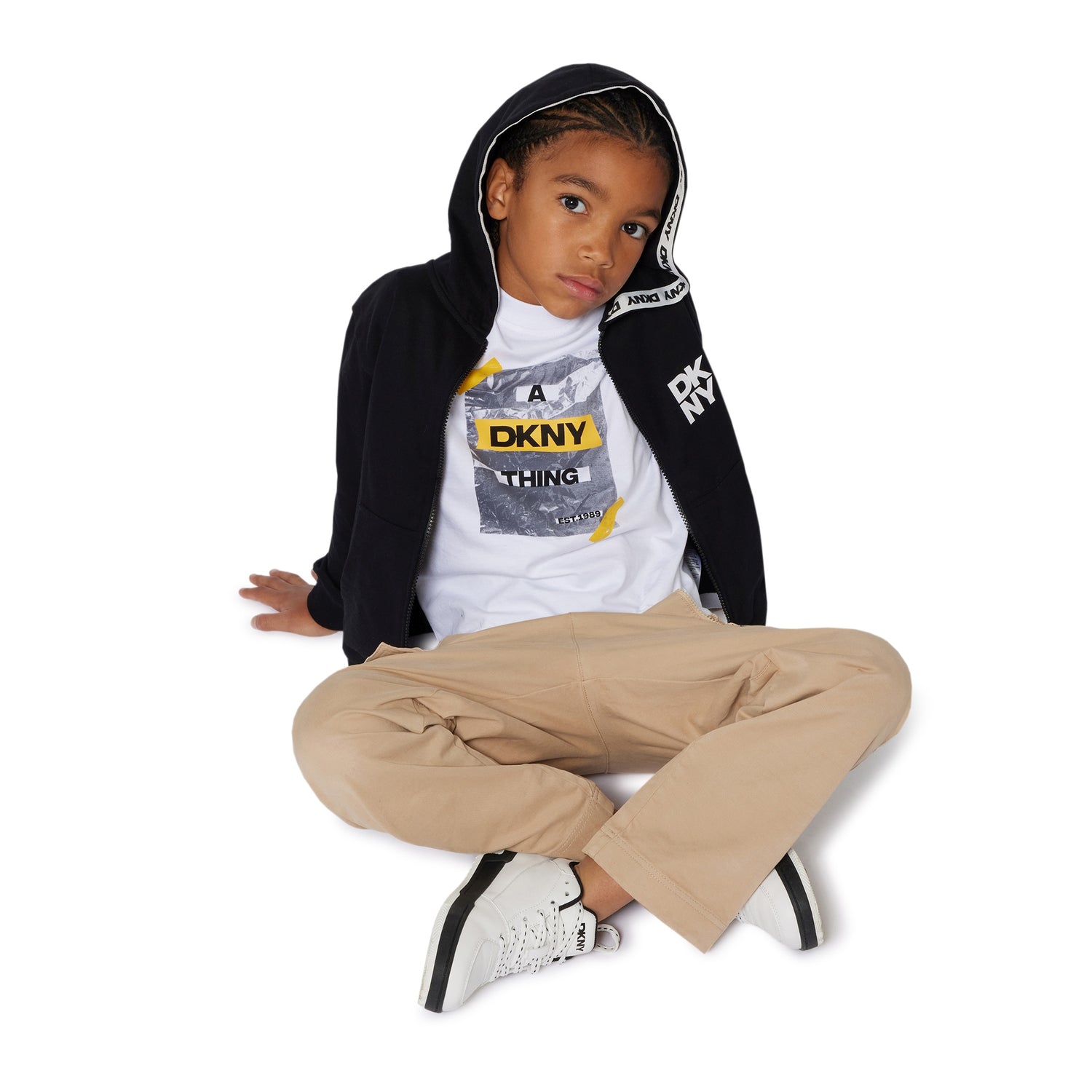 Organic Cotton Short Sleeve T-Shirt with Printed Front Illustration