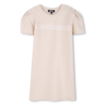 Short Sleeve Milano Dress with Printed Chest Detail
