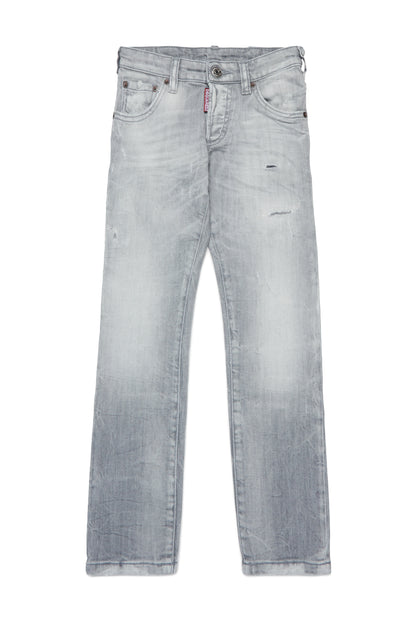 Light Wash Stretch Denim Jeans for Kids