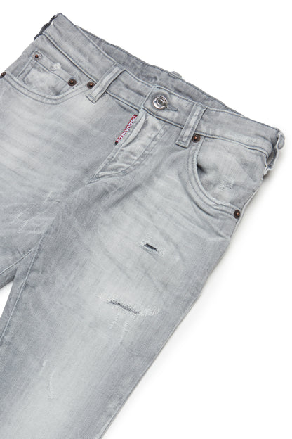 Light Wash Stretch Denim Jeans for Kids