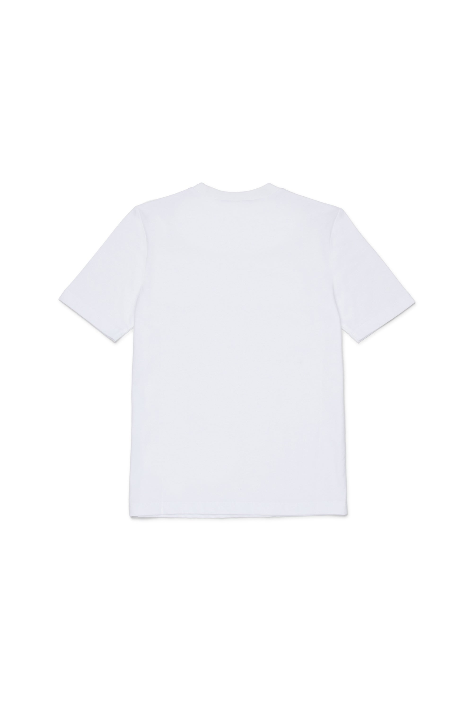 White Cotton Logo T-Shirt for Kids Dsquared Kid
