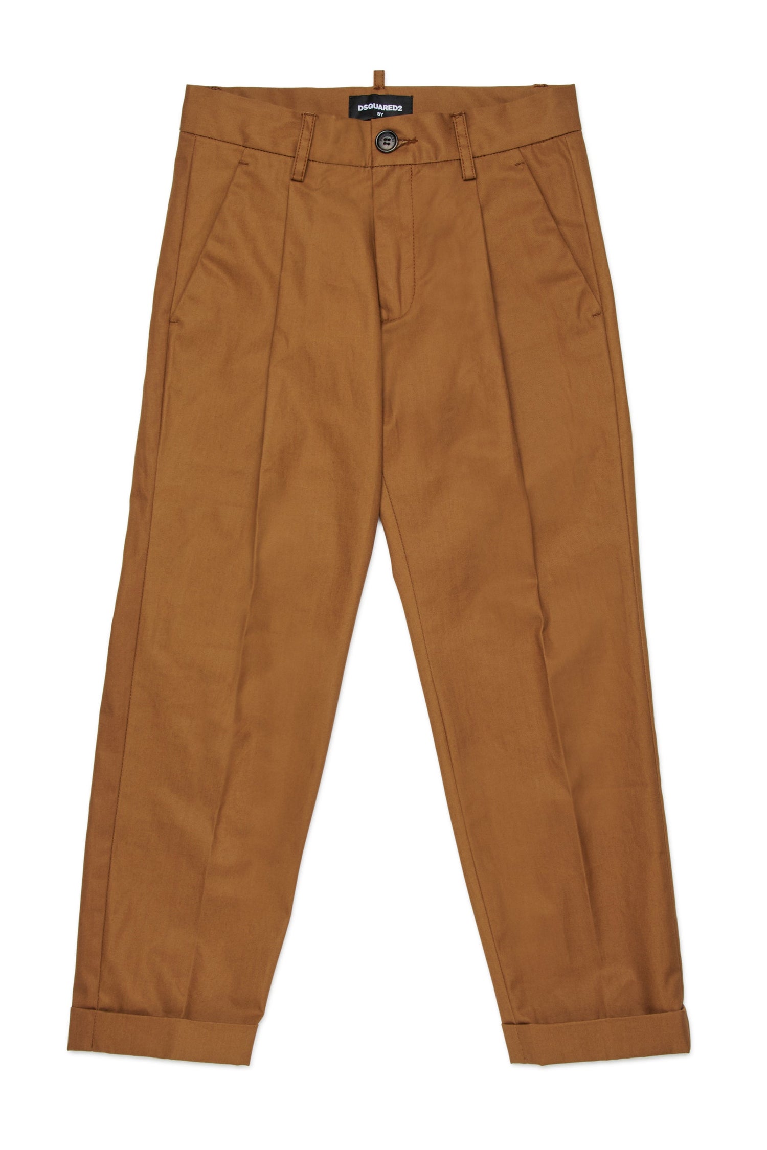 Cotton Tailored Trousers for Kids Dsquared Kid