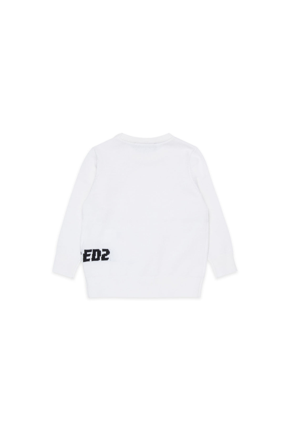 Cotton Logo Knit Sweater for Kids Dsquared Kid