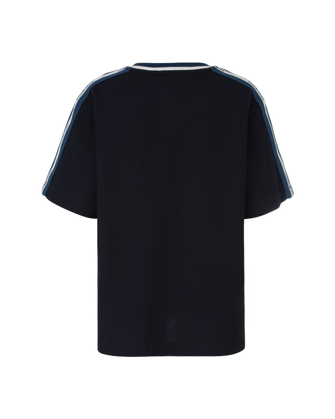 V-Neck T-Shirt with Contrast Trim