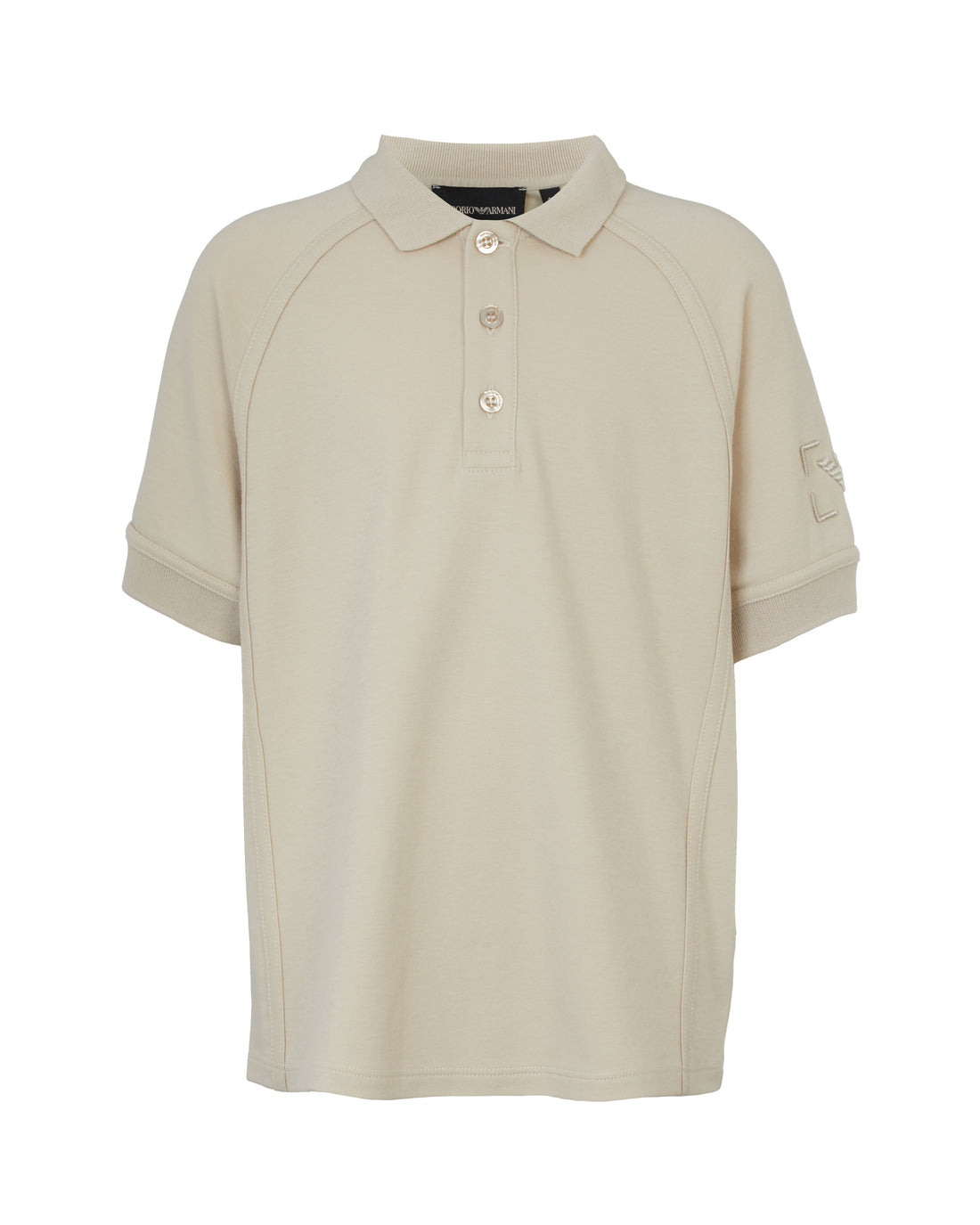Short Sleeve Knit Polo Shirt – Neutral