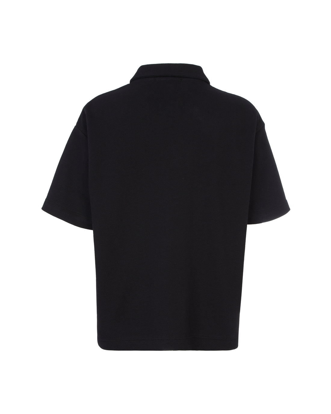 Essential Cotton Polo Shirt – Black
