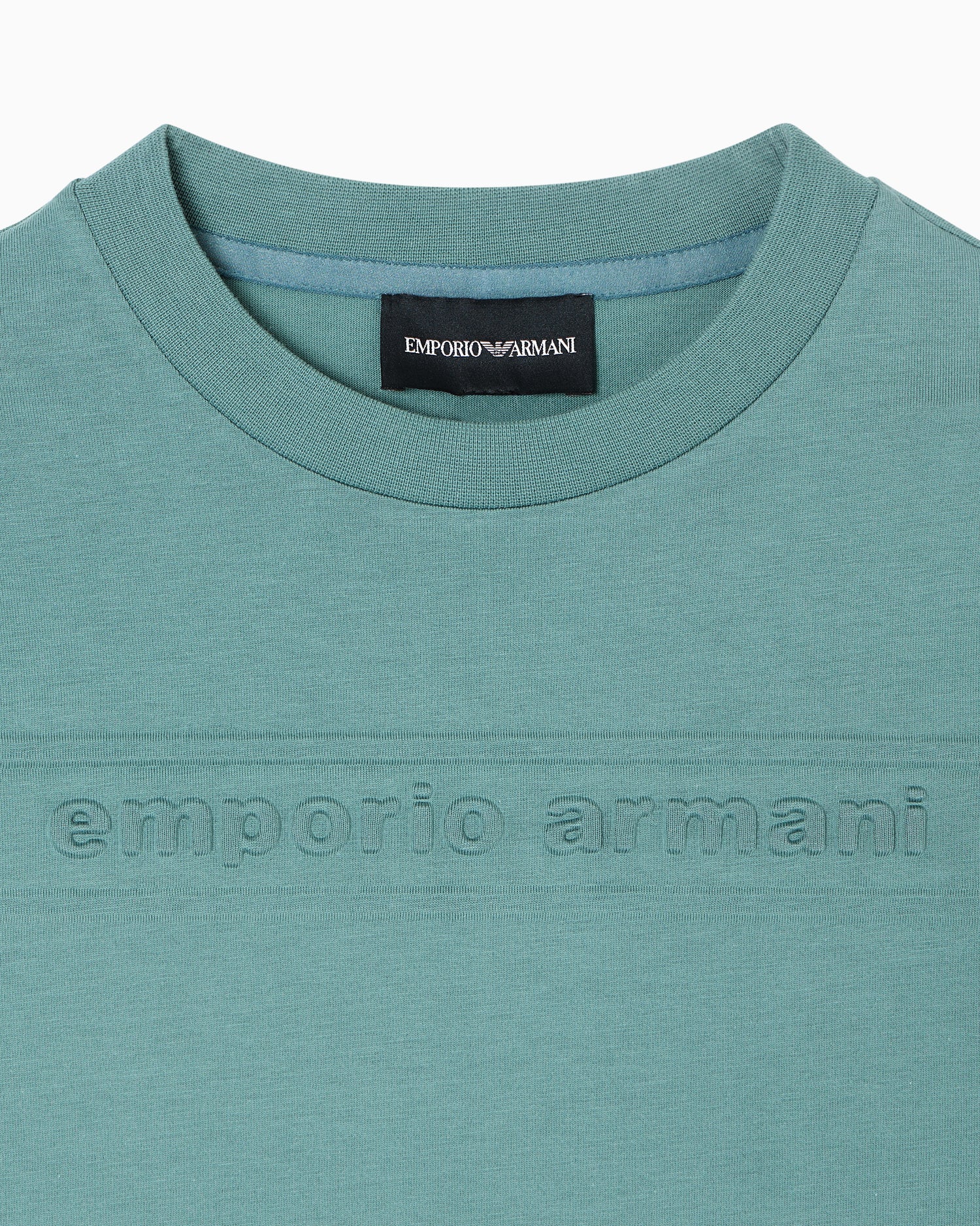 Comfort-Fit Cotton Jersey T-Shirt with Embossed Logo