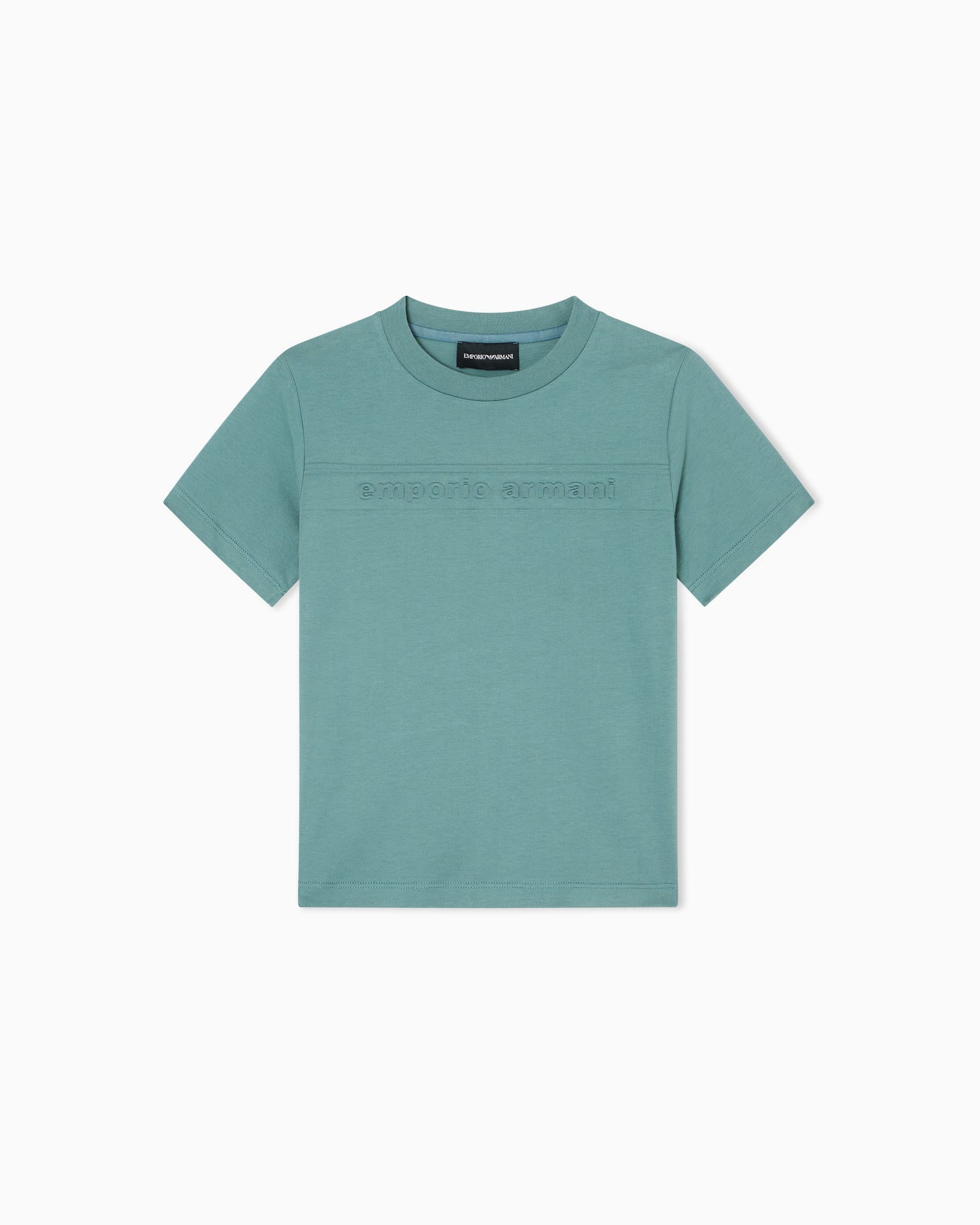 Comfort-Fit Cotton Jersey T-Shirt with Embossed Logo